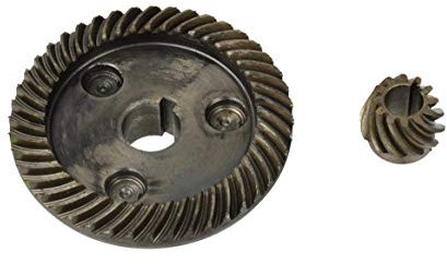 BSD Ingranaggi di Ricambio per Smerigliatrice Angolare, Ingranaggi Conici a Spirale - 73mm x 22mm/Foro: 15mm - 22mm x 17mm/Foro: 10mm - Compatibile con 230mm Smerigliatrice Angolare