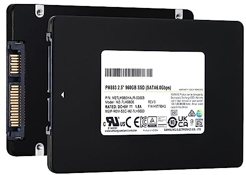 SAMSUNG SSD 960 GB 2,5 Zoll (6,3 cm) SATAIII PM883 Bulk