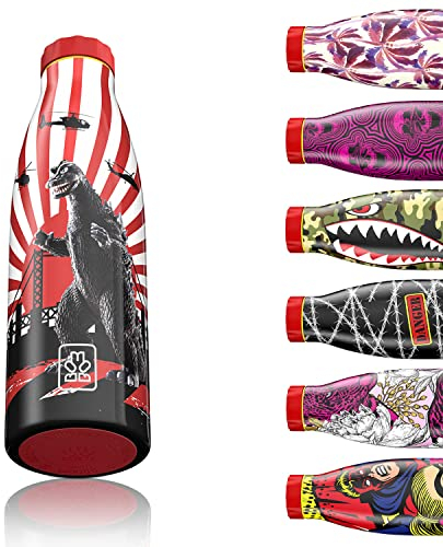 Bboom Borraccia Termica 500 ml Bottiglia Termica Acciaio Inox Thermos 24 Ore Freddo & 12 h Caldo Regalo Uomo Donna Design Made in Italy Ecologica e BPA Free