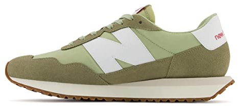 New Balance Herren 237 Grün Leder/Textil-Mix 44