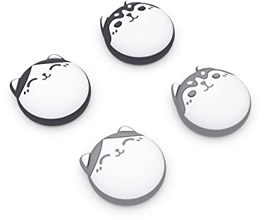 playvital Capuchons pour ps5 Manette Cover Joystick pour ps4,pour Xbox Series X S,Thumb Grip Caps pour Xbox One,Protection de Stick Analogique pour Switch Pro Controller,Husky&Chaton