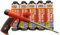 Fenstermarkt Hessel GmbH SET 5x Montageschaum Soudafoam X-TRA 750 B2 Bauschaum PU 500ml + Profi Schaumpistole Dosierpistole IRION Ergo 500 ml