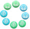 LIUJZZJ 8 Stück Thumb Grip Caps for Nintendo Switch Accessories for Nintendo Switch/Switch Lite Switch Joystick Caps Thumbstick Caps Bären und Blättermuster Silicone