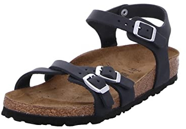 Birkenstock Damen Sandals, Black, 39 EU, Schwarz