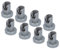 McFilter 8 rotelle per cestello superiore per lavastoviglie, in plastica resistente al calore, adatte per AEG Favorit, Privileg, Zanussi, Juno