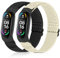 enkic Elastisch Armband Kompatibel mit Xiaomi Mi Band 7/Mi Band 6/Mi Band 5/Mi Band 4/Mi Band 3/Amazfit Band 5 Armband, Verstellbares Ersatzarmbänder Nylon Loop Sport Uhrenarmband für Damen Herren