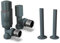UK Radiators Anthracite Radiator Valves 15mm Angled Lockshield Valve in Anthracite and Matt Finish, Classy and Modern Design 1/2 x 15mm Angled Radiator Valves, with Anthracite Matte 130mm Pipe Covers