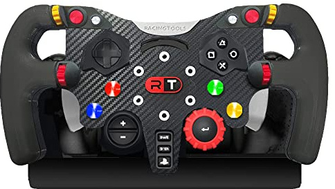 RacingTools Aro de Volante Formula para Logitech G29/G923 – Recambio de Volante Simracing Monobloque Rígido