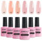AIMEILI Rubber Base Gel Set 6pcs Rubber Base Coat Soak Off UV LED Nägel Unterlack Gel Nagellack Maniküre Kit 6 * 10ml - 47