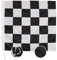 Robuste karierte Flagge, 90 x 90 cm, langlebig, Oxford-Nylon, 210D-Rennauto, schwarz-weiße Flaggen, Dekoration, Geschenk, Hof, Haus, Rennen, Banner