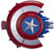 SUPYINI Captain America Schild, Schild Weiche Launcher Spielzeug, Verkleidung Heldenhafte Rollenspiele Superheld Retro Kostüm Schild, Erwachsene, Kinder Shield Bar Wanddekorationen