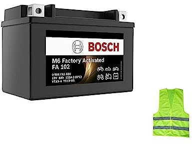 Kompatibel mit KTM RC 4T 125 für Baujahr 2013 bis 2020 Batterie Bosch YTX9-BS FA1020 in Gel SLA bereit für den Einsatz aktiver Batterien 8 Ah Ampere 12 Volt 152 x 87 x 135 mm