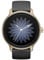 Rosa Smartwatch Herren Damen IP68 Wasserdicht Fitnessuhr Sportuhr Bluetooth-Anrufe mit Herzfrequenz-Schlafmonitor 7 Tage Lange Akkulaufze Itmehrfach Sportmodi für IOS Android Schwarz-Gold