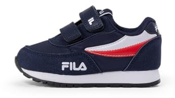 FILA Jungen Unisex Kinder Orbit Revolution Velcro TDL Sneaker, Navy, 27 EU