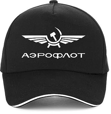 Klassische Aeroflot Mode Baseballkappe Luftfahrt Druck Herren Hip Hop Verstellbare Hüte SOFE