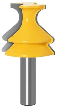 1 stück 8mm/12mm/12,7mm Schaft Handlauf Fräser Gehäuse Basis CNC Architektur Formlinie Holzbearbeitung Fräser Stirnfräser(12.7mm shank)