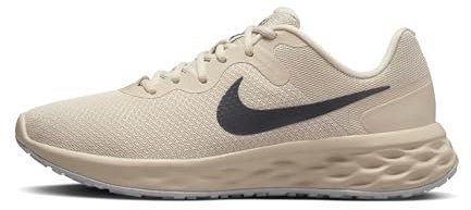 NIKE Revolution 6 Next Nature Men's Trainers DC3728 (Oatmeal/Gridiron/Oxygen Purple 101) UK 9 (EU 44)