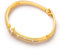 Kelayshia Armband Damen Gold,316L Titan-Stahl Armreif Gold,Mode Nagel Armreif,6.7 Zoll Armreifen Damen,Wasserdichtes Armband