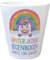 speecheese Lächelndes Einhorn Blumentopf Hinter jedem Regenbogen lustiger Pflanzentopf für farbenfrohe Dekoration