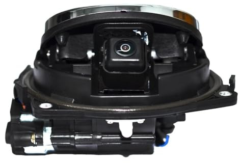 Conpert Rückfahrkamera für VW Golf 7/GTI/R/GTE/R-Line Golf7.5/GTI/R/GTE/R-Line Golf MK7/7.5/GTI/R, Rückfahrkamera mit Flip-Logo-Badge, Rückfahrkamera (G7 Dynamische Flugbahn)