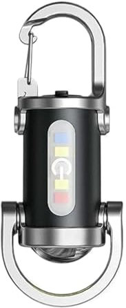 2 in 1 Flashlight and Power Bank,1200LM Super Bright Keychai n Flashlight Waterproof, Flashlight, Rechargeable LED Key Chain Torch, Portable Pocket Flashlights for Hiking, Camping