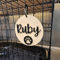 Personalized Wooden Dog Crate Sign - Custom Hanging Plaque for Pet Crate - Rustic Animal Name Sign - Dog Crate Decor - Custom Pet Gift
