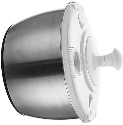Keenso Essoreuse à salade en acier inoxydable pour la maison, multifonction, grande capacité, 5 l, pour une vie