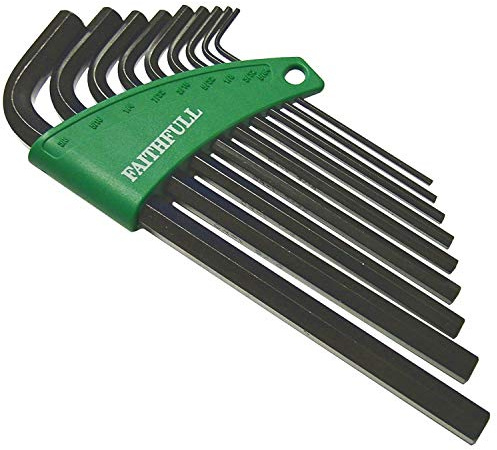 Faithfull Hex Key Set (9) A/F - Long Arm