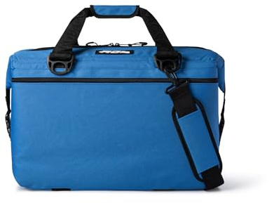 AO Coolers Expedition Canvas Soft-Sided Cooler Bag, Leak-Proof, Insulated, Lightweight, Royal Blue, 36-Can