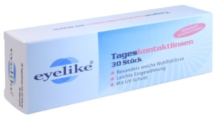 Eyelike Tageskontaktlinsen daily, 30er Packung, -3,25 Dioptrien