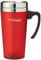 THERMOS ThermoCafé Gobelet Isotherme en Plastique et Acier Inoxydable avec poignée Souple 420 ML, Soft Touch Red, 1 Unité (Lot de 1)