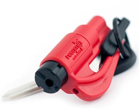 resqme 2013 Rettungstool + Schlüsselanhänger ideales Hilfsmittel bei Autounfällen & Notfällen zur Durchtrennung von Sicherheitsgurten und zum Zerschlagen von seitlichen und hinteren Autoscheiben.