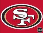 NFL San Francisco 49ers 41902014 Multi Aufkleber, 11,4 x 14,6 cm schwarz