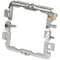 MK Double Grid Wall Plate, Silver, Compatible with UK Power Socket Devices