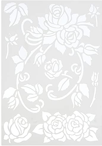 Efco 9320719 Schablone Rosen / 7 Motive DIN A 5, 21 x 15 x 1 cm