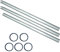 Fotoconic 3 m/3 m Barre Tube en métal pour électrique, manuel Studio Roller Système de support de fond