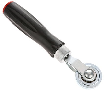 MUXSAM Tire Bearing Roller Tool Black Rubber Handle Car Bearing Tire Tube Patch,Tyre Patch Fitting Roller Stitcher Puncture Repaire Tool