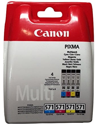 Druckerpatronen für Canon Pixma TS5050, TS5051, TS5053, TS5055, TS6050, TS6051, TS6052, TS8050, TS8051, TS8052, TS8053, TS9050, TS9055 (4er Multipack)