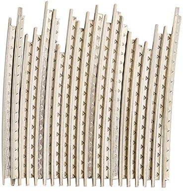 20Pcs chitarra fretwire, 2.0 mm bianco rame fret chitarra ricambi per folk in legno