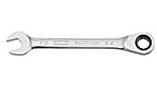 Ratcheting Combination Wrench, Long-Panel, 3/8-In.