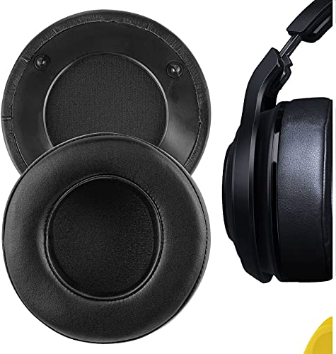 Geekria - Almohadillas de repuesto para auriculares Razer ManO'War inalámbricos 7.1 Sonido Surround, almohadilla para auriculares para videojuegos, almohadillas, fundas, repuestos