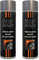 Troton UBS 2 x 500ml Spray Grau UNTERBODENSCHUTZ Anti Gravel Schutz KUNSTHARZ GRAVEX