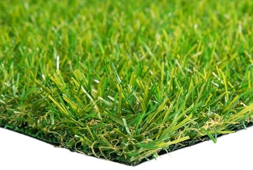 Steffensmeier Kunstrasen Springfield | Sonnenstunden: 15.000 | 18 mm | Outdoor |Balkon, Garten | Meterware Grün, Größe: 200x100 cm