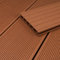 HORI® WPC Terrassendielen Komplettset Hohlkammer wetterfest barfuss mit Unterkonstruktion und Clips - 60/40 Verbundholz Dielen Fläche: 6 m² I 4,00 m Dielenlänge
