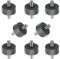 SaferCCTV Ruote anteriori di ricambio compatibili con aspirapolvere Shark Navigator NV350/NV352/NV355/NV356E/NV500/NV501 e altri, confezione da 8