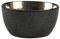 BITZ Schüssel, Schale, Müslischale, Snackschale aus Steingut, 14 cm im Durchmesser, Schwarz/Bronze