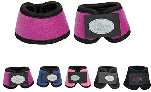 NETPROSHOP 1 Paar Hufglocken Neopren Springglocken für die Kleinsten Mini Shetty und Shetty, Groesse:Mini Shetty, Farbe:Violett