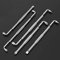 NFLOBD Tournevis en Forme de Z, coude à Angle Droit, Double coude à Arc Plat, Tournevis magnétique adapté à la Famille (Size : 5-Piece Set)