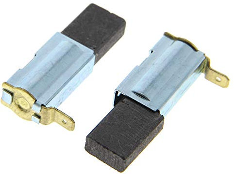 Charbon moteur 12,8x6,5mm, jeu de 2 compatible Broyeur de végétaux FLORABEST, GRIZZLY, MAC ALLISTER, PERFORMANCE POWER, STERWINS