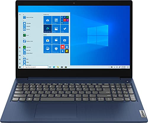 Lenovo IdeaPad 3 15.6 pulgadas HD (1366 x 768) Pantalla táctil portátil, Intel Core i5-10210U, 1,6 GHz, 8 GB RAM, 512 GB SSD, Windows 10 Home, Abyss Blue